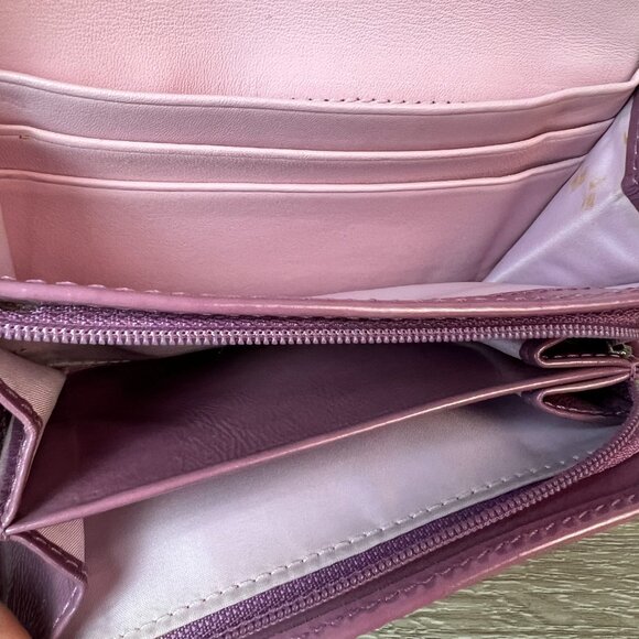 RARE Limited Edition Coach Signature Canvas Calla Lily Appliqué Bi Fold Wallet - Picture 6 of 6